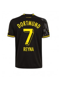 Borussia Dortmund Giovanni Reyna #7 Fotballdrakt Borte Klær 2022-23 Korte ermer